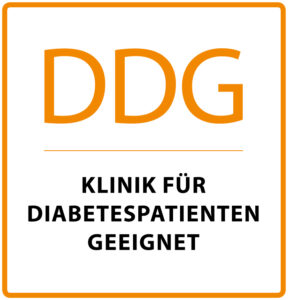 Zertifikat DDG - Klinik für Diabetespatienten geeignet