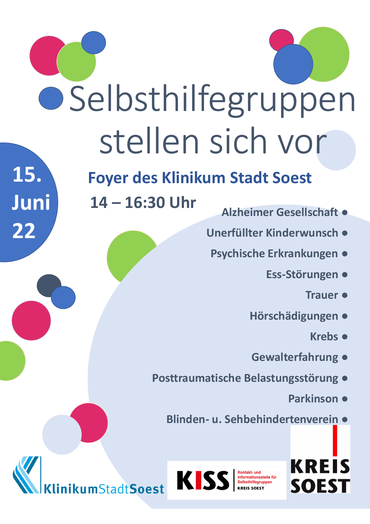 Plakat Selbsthilfetag 2022