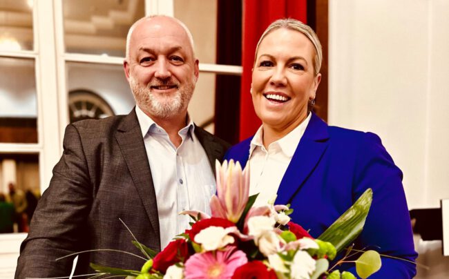 Ärztlicher Direktor Dr. Norbert Lösing und seine Stellvertreterin Dr. Kathrin Hasemann - KlinikumStadtSoest