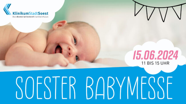 4. Soester Babymesse am 15.06.2024 im KlinikumStadtSoest