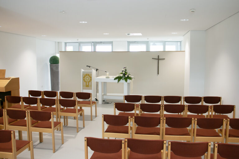 Der neue Raum der Stille im Eingangsbereich des KlinikumStadtSoest