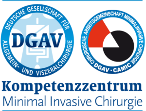 DGAV Zertifizierungssignet Zertifikat Kompetenzzentrum Minimal Invasive Chirurgie der DGAV