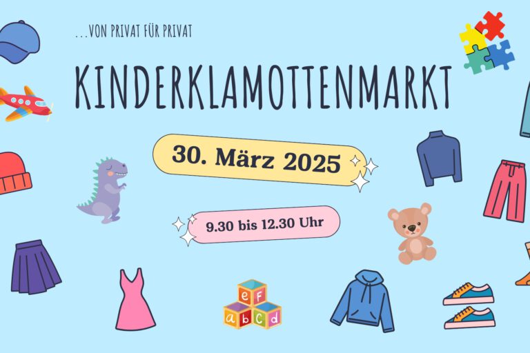 Kinderklamottenmarkt am 30.03.2025 im Forum Familie des KlinikumStadtSoest