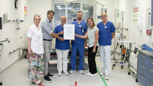 Das KlinikumStadtSoest wurde erneut als Regionales Traumazentrum ausgezeichnet